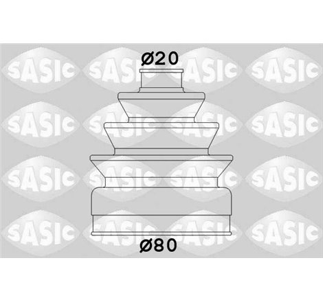 Burduf cauciuc, articulatie planetara - Sasic-2933833