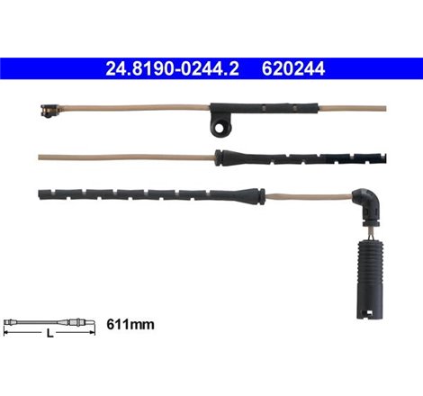 Senzor de avertizare,uzura placute de frana - ATE-24.8190-0244.2