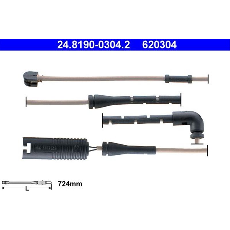 Senzor uzura placute frana fata STAND ROVER RANGE ROVER III 3.0D-5.0 03.02-08.12 - ATE-24.8190-0304.2