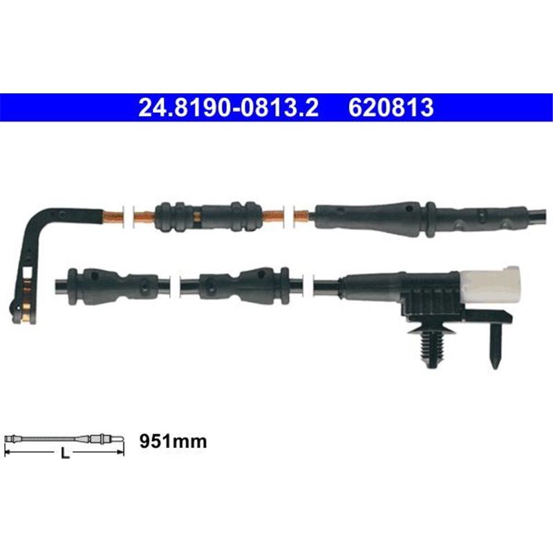 Senzor uzura placute frana spate STAND ROVER DISCOVERY V. RANGE ROVER IV. RANGE ROVER SPORT II 2.0-5.0 08.12- - ATE-24.8190-0813