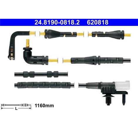 Senzor uzura placute frana fata STAND ROVER DISCOVERY SPORT. RANGE ROVER EVOQUE 1.5H-2.2D 06.11- - ATE-24.8190-0818.2