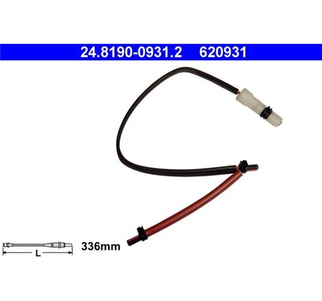 Senzor uzura placute frana Fata PORSCHE 911 3.6-3.8 07.04-12.12 - ATE-24.8190-0931.2