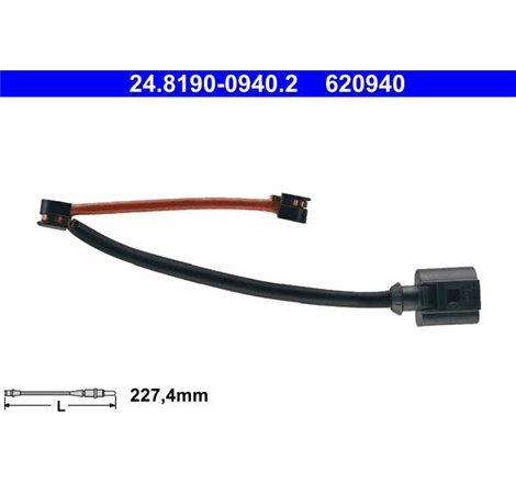 Senzor uzura placute frana Spate PORSCHE CAYENNE. PANAMERA. PANAMERA SPORT TURISMO. TAYCAN. TAYCAN CROSS TURISMO. TAYCAN SPORT T