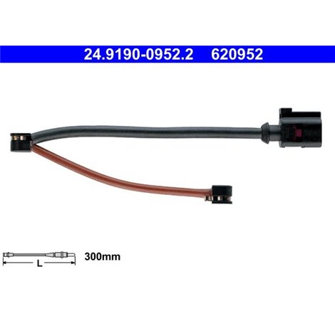 Senzor uzura placute frana Fata PORSCHE 718 BOXSTER. 718 CAYMAN. 911. 911 SPEEDSTER. 911 TARGA. BOXSTER. BOXSTER SPYDER. CAYMAN 