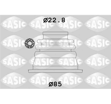 Burduf cauciuc, articulatie planetara - Sasic-4003427