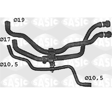 Furtun radiator - Sasic-SWH4308