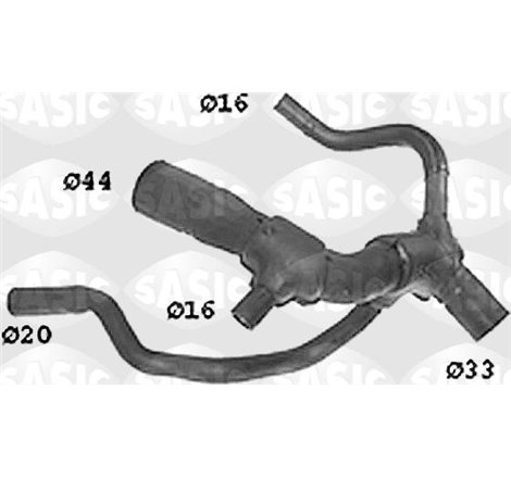 Furtun radiator - Sasic-SWH6653