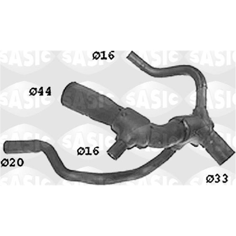 Furtun radiator - Sasic-SWH6653