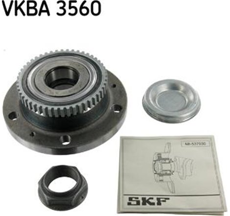 Set de rulmenti cu butuc Spate DR-ST cu mufa 32x59 PEUGEOT 607 2.0-3.0 02.00-02.06 - SKF-VKBA3560