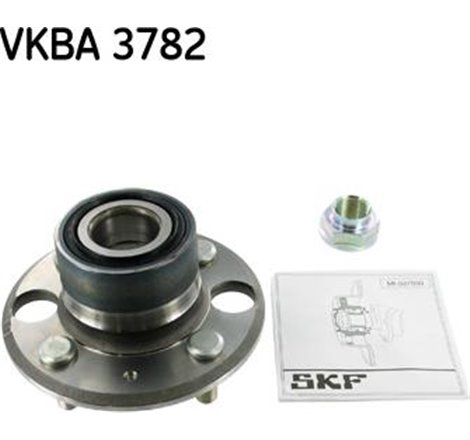 Set de rulmenti cu butuc Spate DR-ST cu mufa 30x67 HONDA CIVIC V. CIVIC VI. CRX III 1.4-2.0D 10.91-02.01 - SKF-VKBA3782