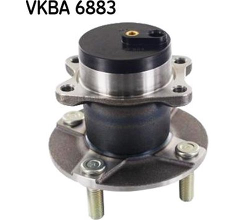 Set de rulmenti cu butuc Spate DR-ST cu mufa 40x80x19.75 MITSUBISHI COLT V. COLT VI 1.3-1.5 06.00-06.12 - SKF-VKBA6883