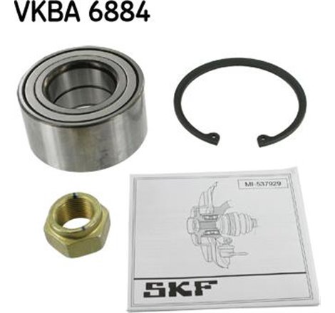 Kit rulment roata Fata DR-ST 40x76x38 MITSUBISHI COLT V. COLT VI 1.3-1.5 06.00-06.12 - SKF-VKBA6884