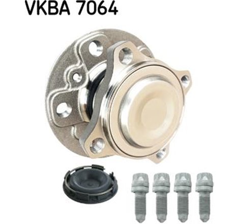Wheel bearing set with hub spate ST-DR with hub 30x143x143 MINI F56. F57. CLUBMAN F54 1.2-2.0D 12.13- - SKF-VKBA7064