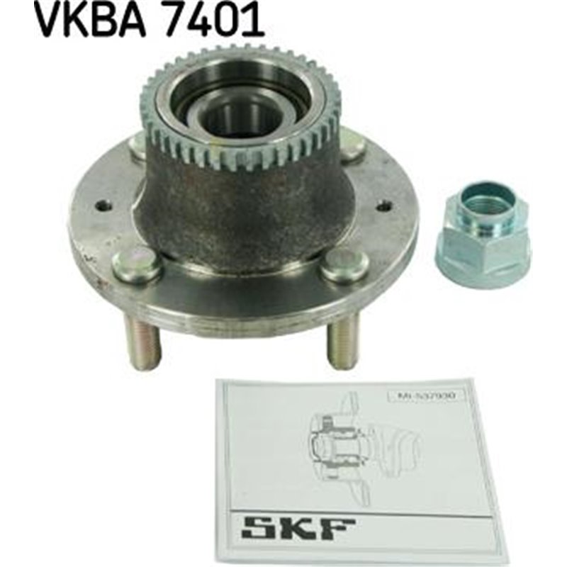 Set de rulmenti cu butuc Spate DR-ST 25x52x37 CHEVROLET AVEO-KALOS. DAEWOO KALOS 1.2-1.5 09.02- - SKF-VKBA7401