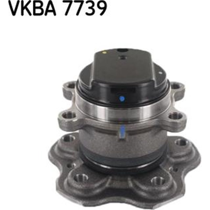 Set de rulmenti cu butuc Spate DR-ST cu mufa x84x69 NISSAN QASHQAI II. RENAULT KADJAR 1.2-1.7D 11.13- - SKF-VKBA7739