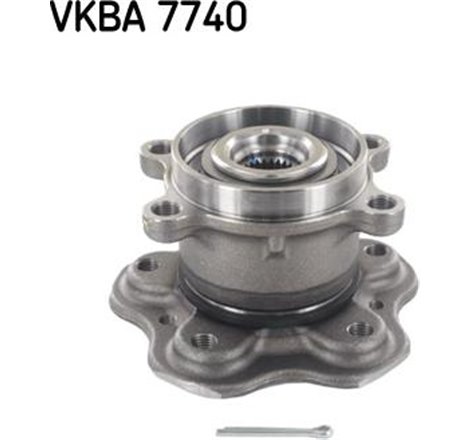 Set de rulmenti cu butuc Spate DR-ST cu mufa x84x69 NISSAN QASHQAI II. RENAULT KADJAR 1.6D-1.7D-2.0 11.13- - SKF-VKBA7740
