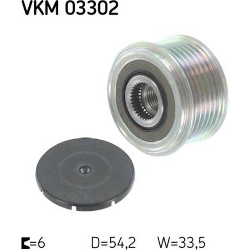 Rulita alternator VOLVO S80 II. V70 III. CITROEN BERLINGO. BERLINGO MULTISPACE. BERLINGO-MINIVAN. C2. C2 ENTERPRISE. C3 I. C3 II