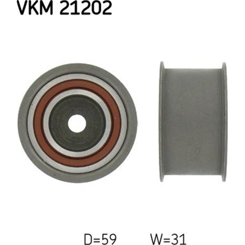 Ruloul-scripetele de sustinere a curelei de distributie AUDI A4 B5. A4 B6. A6 C4. A6 C5. A8 D2. ALLROAD C5. SKODA SUPERB I. VW P