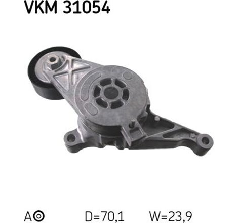 SKF-role pentru caneluri curea de tensionare VAG 1.9TDI. 2.0SDI-TDI 05.03- - SKF-VKM 31054