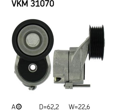 Rola ghidare - conducere. curea transmisie - SKF-VKM 31070 - SKF-VKM 31070