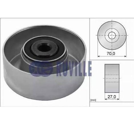 SKF-role pentru caneluri curea Zac CITROEN-PEUGEOT 1.1-1.4-1.6 16V 97 - SKF-VKM33023