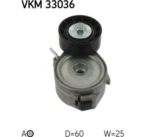 Multi-V belt tensioner CITROEN BERLINGO. BERLINGO MULTISPACE. BERLINGO-MINIVAN. C4. C4 I. XSARA PICASSO. PEUGEOT 206. 307. PARTN