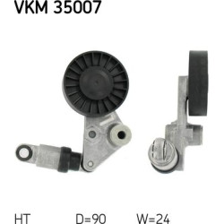 1340545 SKF-role pentru caneluri curea Opel Astra. Vectra B-C. Omega B 90mm. - SKF-VKM35007