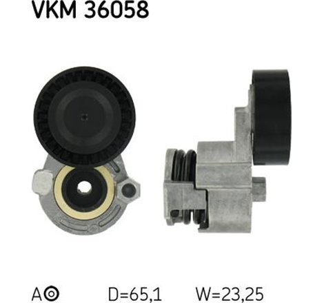 striate tensionare a centurii Zac Nissan Almera 1.5 dCi RENAULT CLIO 01 - SKF-VKM36058