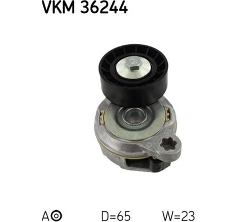 Multi-V belt tensioner VOLVO S60 II. S80 II. V60 I. V70 III. XC60 I. XC70 II 2.0-2.4DH 03.06-05.18 - SKF-VKM36244