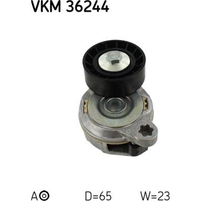 Multi-V belt tensioner VOLVO S60 II. S80 II. V60 I. V70 III. XC60 I. XC70 II 2.0-2.4DH 03.06-05.18 - SKF-VKM36244