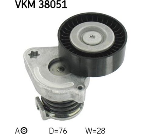 Multi-V belt tensioner MERCEDES C C204. C CL203. C T-MODEL S203. C T-MODEL S204. C W203. C W204. CLC CL203. CLK A209. CLK C209. 