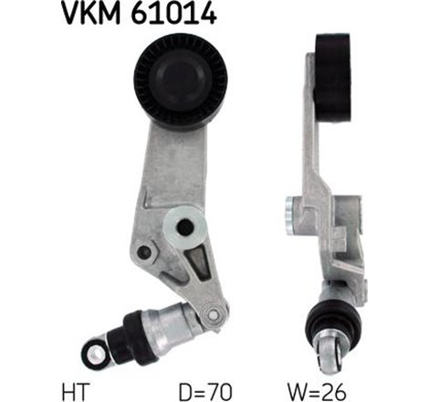 Rola ghidare / conducere, curea transmisie - SKF-VKM61014
