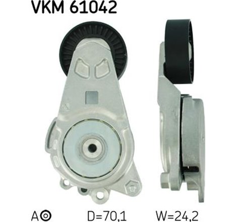 Multi-V belt tensioner TOYOTA AURIS. COROLLA. IQ. URBAN CRUISER. VERSO S. YARIS. YARIS VERSO 1.4D 09.00-12.18 - SKF-VKM61042