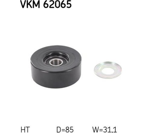 Multiple V-belt tensioning roll NISSAN PATROL GR V. TERRANO II 3.0D 05.00- - SKF-VKM62065