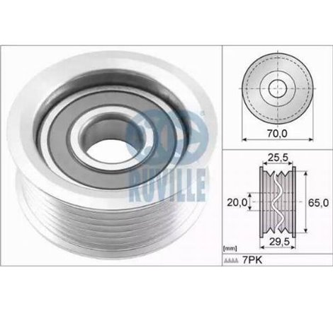Rola intinzator HONDA ACCORD VIII. CIVIC IX. CR-V III. CR-V IV 2.2D 01.07- - SKF-VKM 63028