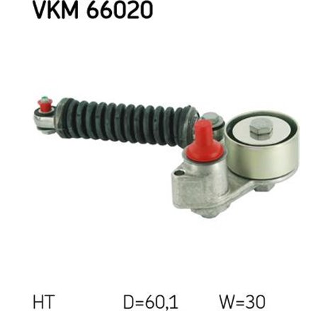 Multi-V belt tensioner SUZUKI GRAND VITARA II 1.9D 10.05-02.15 - SKF-VKM66020
