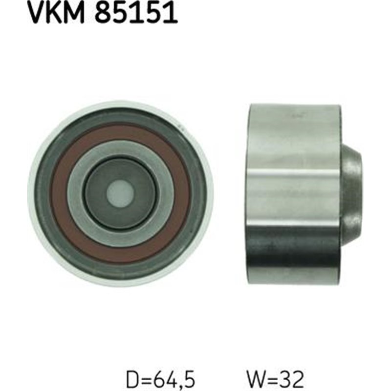 Ruloul-scripetele de sustinere a curelei de distributie MITSUBISHI GALANT VIII. PAJERO PININ I 2.0 09.00-06.07 - SKF-VKM85151