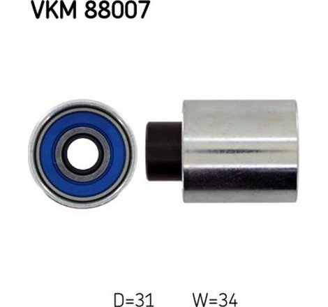 Ruloul-scripetele de sustinere a curelei de distributie SUBARU FORESTER. IMPREZA 2.0 06.98-09.06 - SKF-VKM88007