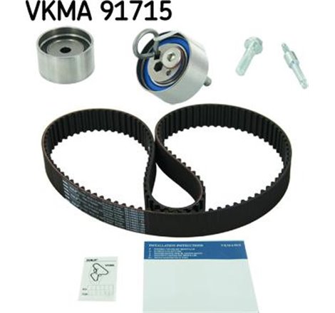 Set de distributie curea  pinion LEXUS IS I. IS SPORTCROSS 2.0 04.99-10.05 - SKF-VKMA91715