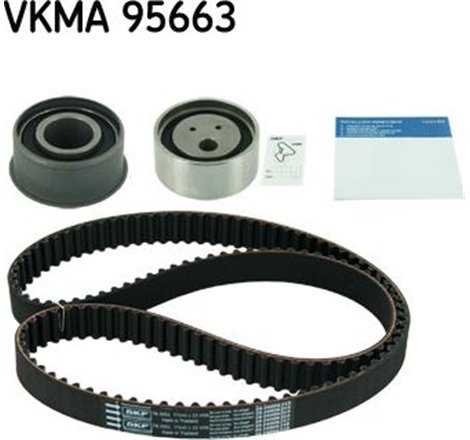 Set de distributie curea  pinion MITSUBISHI COLT CZC VI. COLT V. COLT VI 1.3-1.3LPG-1.5 06.00-06.12 - SKF-VKMA95663