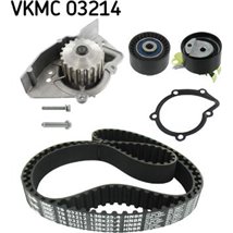 Set de distributie curea  intinzator  pompa de apa CITROEN XANTIA. XSARA. ZX. PEUGEOT 306. 406 1.8-2.0 06.95-03.05 - SKF-VKMC032