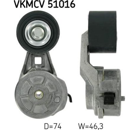 Rola ghidare / conducere, curea transmisie - SKF-VKMCV 51016