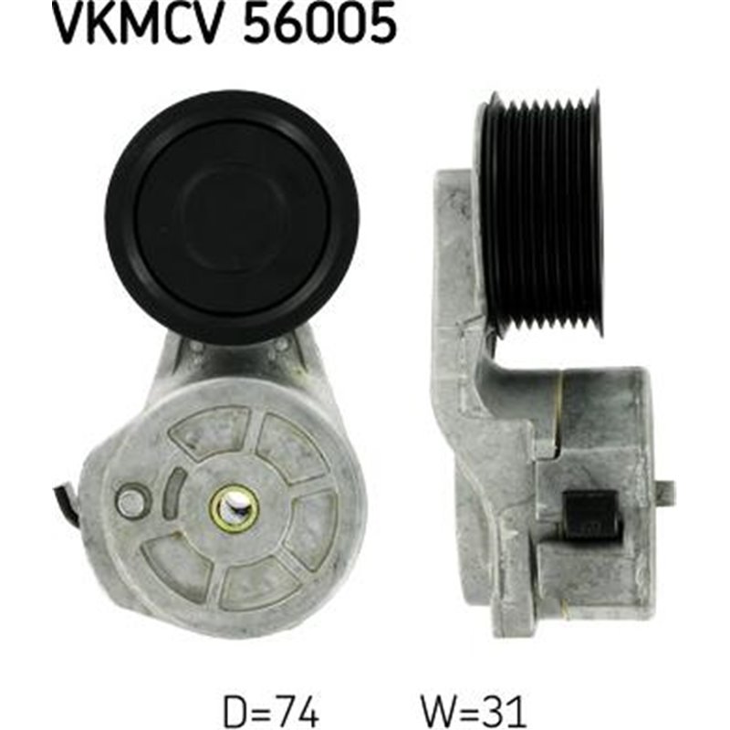 Intinzator de curea multi-V SCANIA 4. R I. T DC16.01-DT16.08 01.96-05.19 - SKF-VKMCV 56005