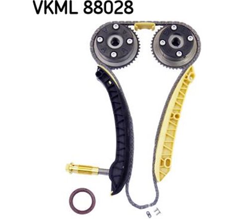 Kit distributie chain  elements MERCEDES C CL203. C T-MODEL S203. C T-MODEL S204. C W203. C W204. CLC CL203. CLK A209. CLK C209.
