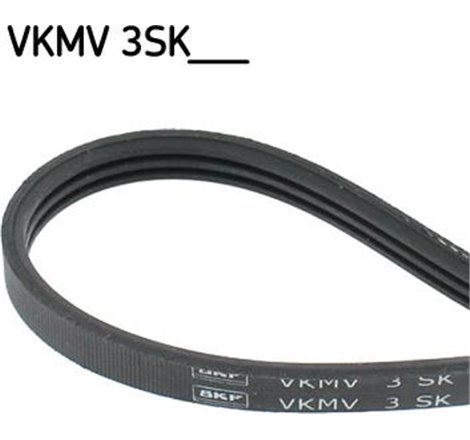 Curea transmisie 3PK628 VOLVO S60 II. S80 II. V60 I. V70 III. XC60 I. XC70 II 2.0-2.5ALK 03.06-07.18 - SKF-VKMV3SK628