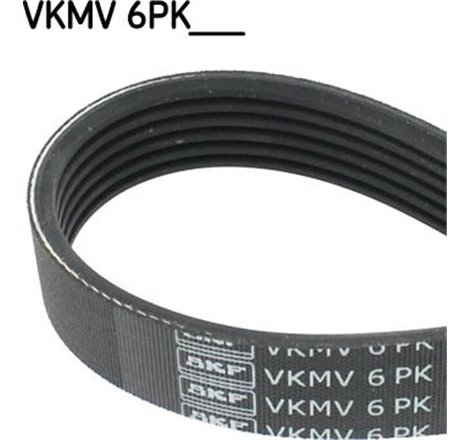 V-curea AUDI. VOLVO A4. A6. S40. V40 - SKF-VKMV6PK1613