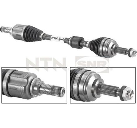 Ax cardanic Fata Stanga 682mm RENAULT CLIO III. CLIO IV. CLIO IV-HATCHBACK. CLIO IV-KOMBI 0.9-1.5D 08.10-08.21 - SNR-DK55.053