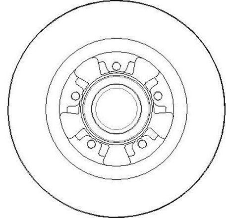 Disc frana Spate DR-ST cu magnet integrat. inel transmitator de impuls. cu rulment integrat al rotilor MERCEDES CITAN MIXTO DOUB