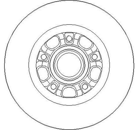 Disc de frana cu rulment Spate DR-ST FIAT TALENTO. NISSAN NV300. OPEL VIVARO B. RENAULT TRAFIC III 1.6D-2.0D 05.14- - SNR-KF155.