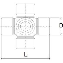 Articulatie, cardan - Spidan-U 125